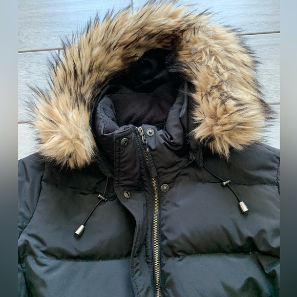 Lands End down puffer coat - Picture 3 of 8